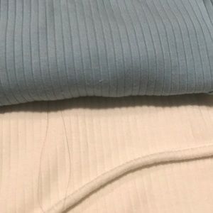 White and Blue tanks